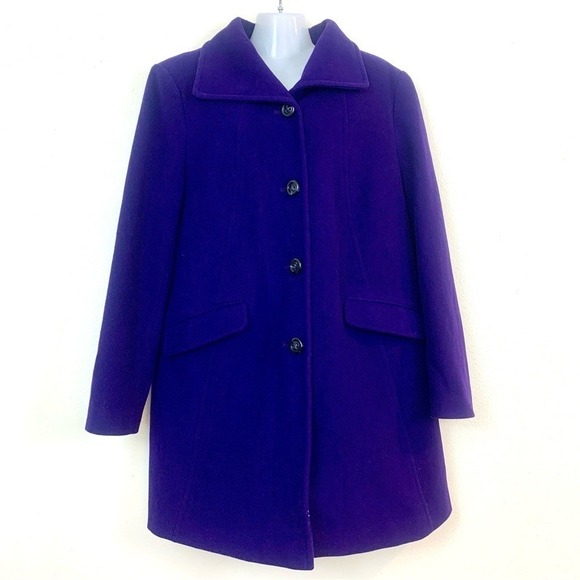 Preston & York Jackets & Blazers - Preston & York Women's Size 18 Royal Purple Old Money Preppy‎ Academia Peacoat